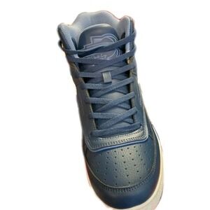 New In Box Men's Sz 7 Patrick Ewing Orion 33 Non Strap Shoe, Navy Blue/White NIB
